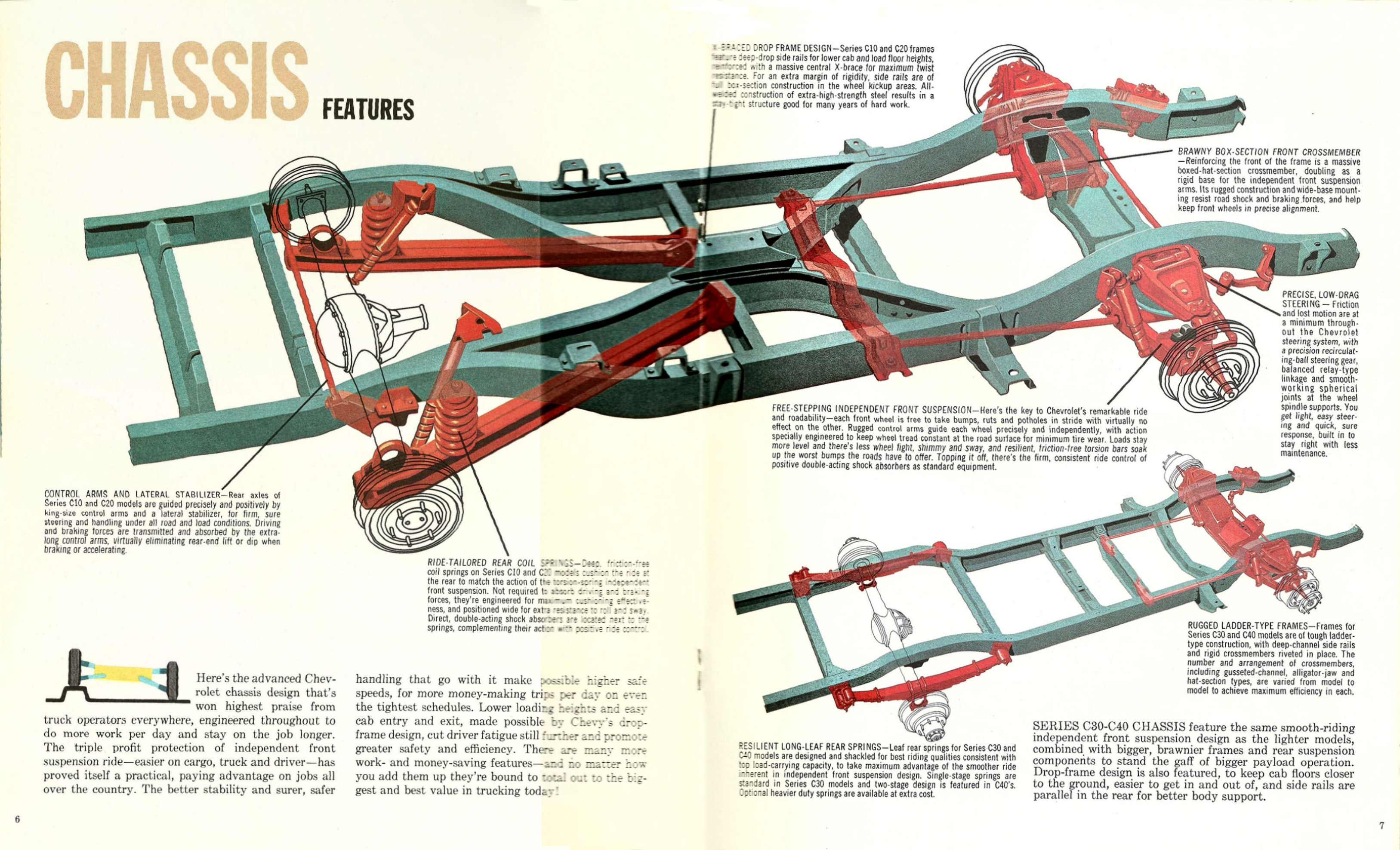 1962 Chevrolet C10C40 Trucks Brochure